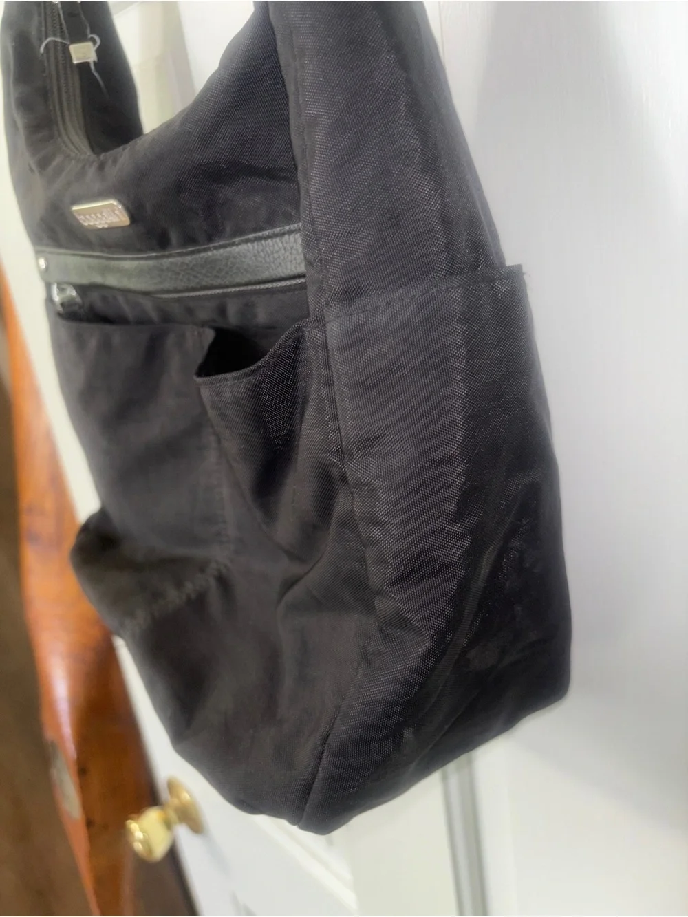 Baggallini Black Shoulder Hobo Bag